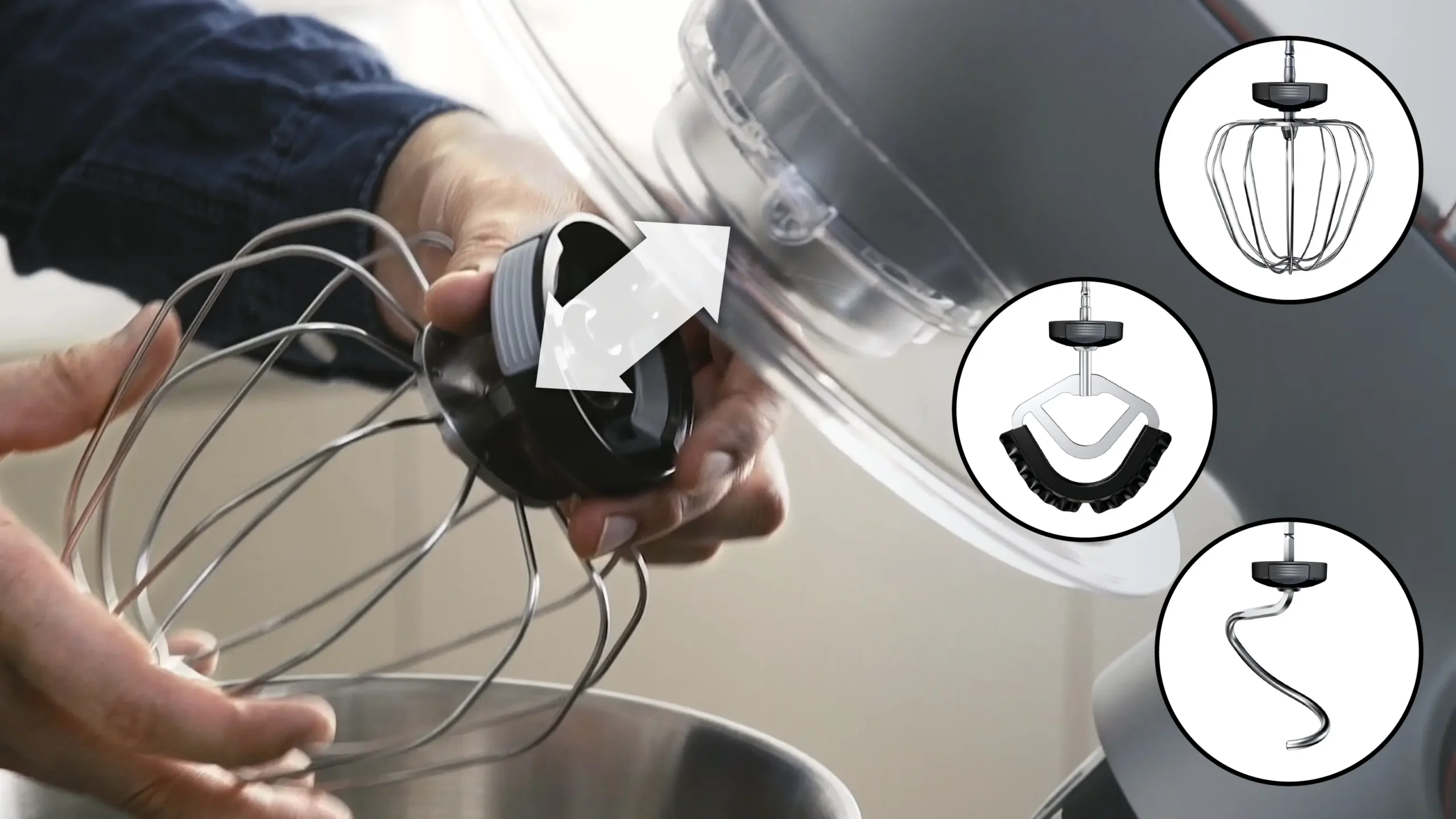 سلسلة الطرازات Serie 8 Kitchen machine with scale OptiMUM 1600 W سيلفر, أسود
