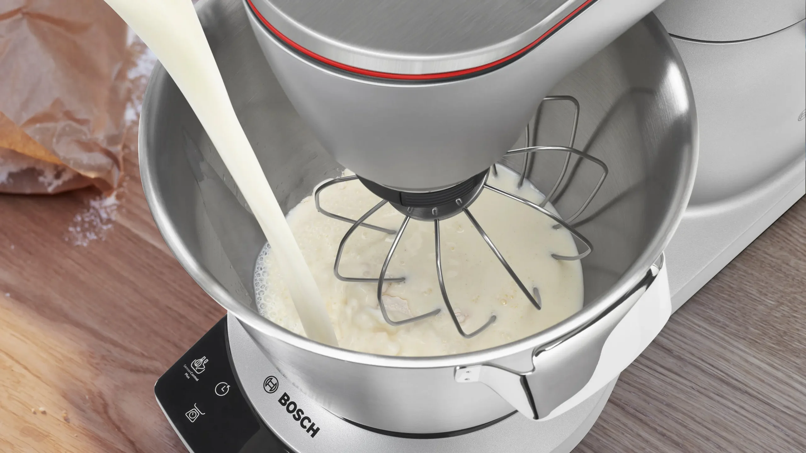 سلسلة الطرازات Serie 8 Kitchen machine with scale OptiMUM 1600 W سيلفر, أسود