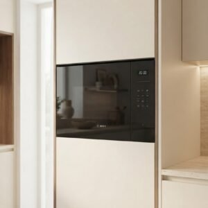 Series 6 Built-In Microwave with grill Black