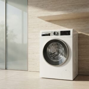 Series 4 washing machine, frontloader fullsize 9 kg 1400 rpm