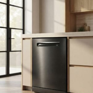 سلسلة الطرازات Serie 6 free-standing dishwasher 60 cm إينوكس أسود