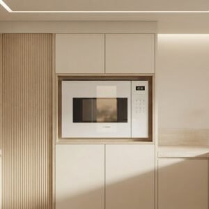 سلسلة الطرازات Serie 6 Built-In Microwave with grill 59 x 38 cm أبيض