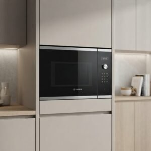 سلسلة الطرازات Serie 6 Built-In Microwave with grill ستانلس ستيل