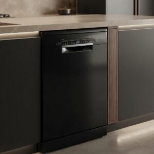 سلسلة الطرازات Serie 4 free-standing dishwasher 60 cm أسود